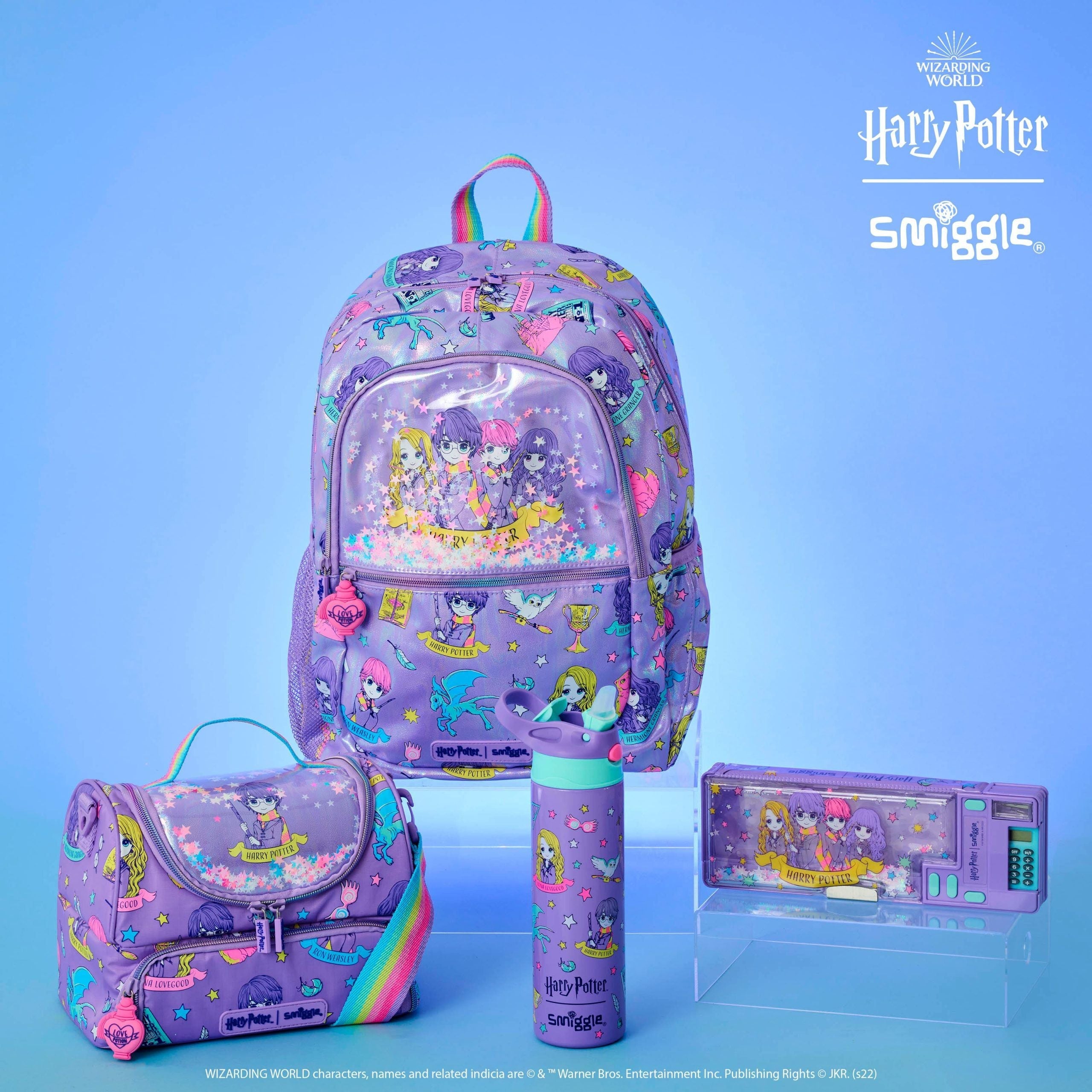 Smiggle – Harry Potter Doppeldecker-Lunchbox mit Kleiderbügel