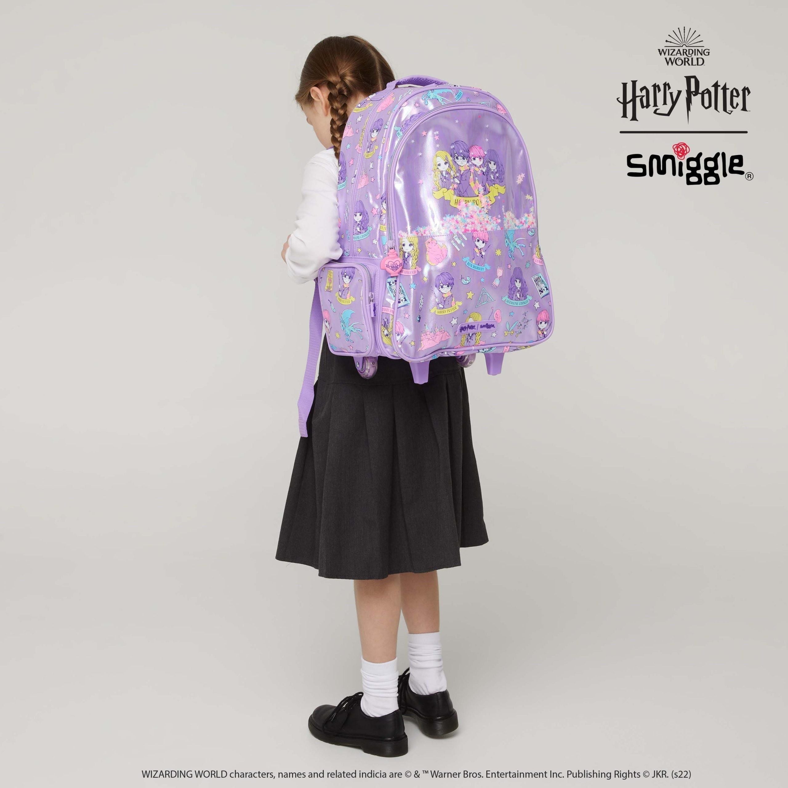 Smiggle – Harry Potter beleuchteter Rollrad-Rucksack