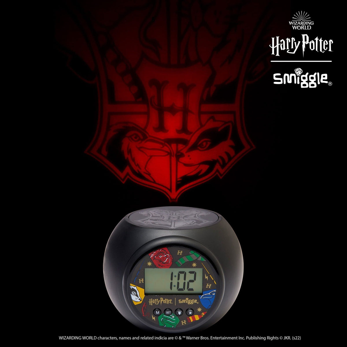 Smiggle – Harry Potter beleuchtete digitale Schreibtischuhr mit Projektor