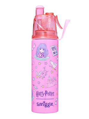 Smiggle – Harry Potter 500 ml Stahlflasche mit Wasserspray