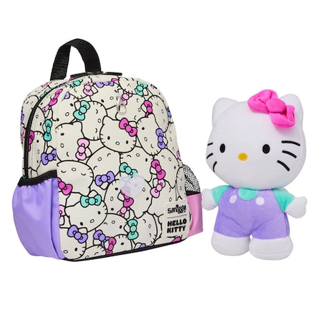 Smiggle - Hello Kitty abnehmbarer Spielzeug-Krippe Schulrucksack
