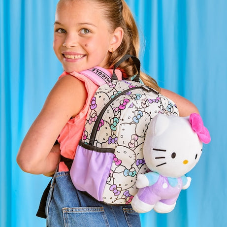 Smiggle - Hello Kitty abnehmbarer Spielzeug-Krippe Schulrucksack