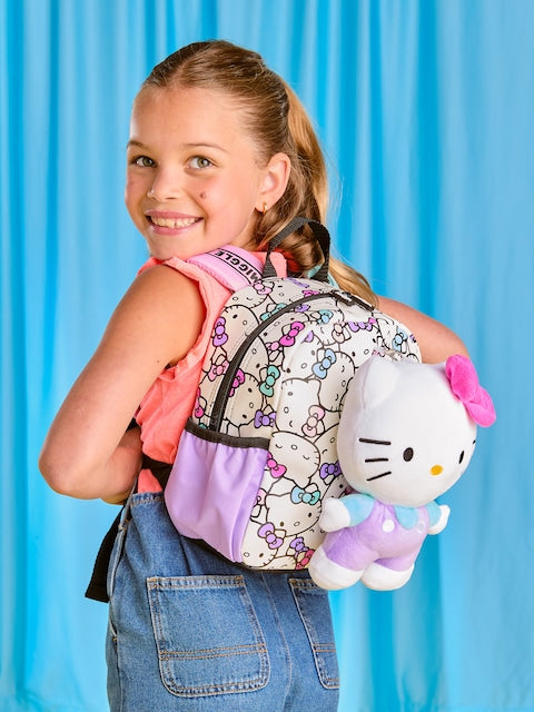 Smiggle - Hello Kitty abnehmbarer Spielzeug-Krippe Schulrucksack