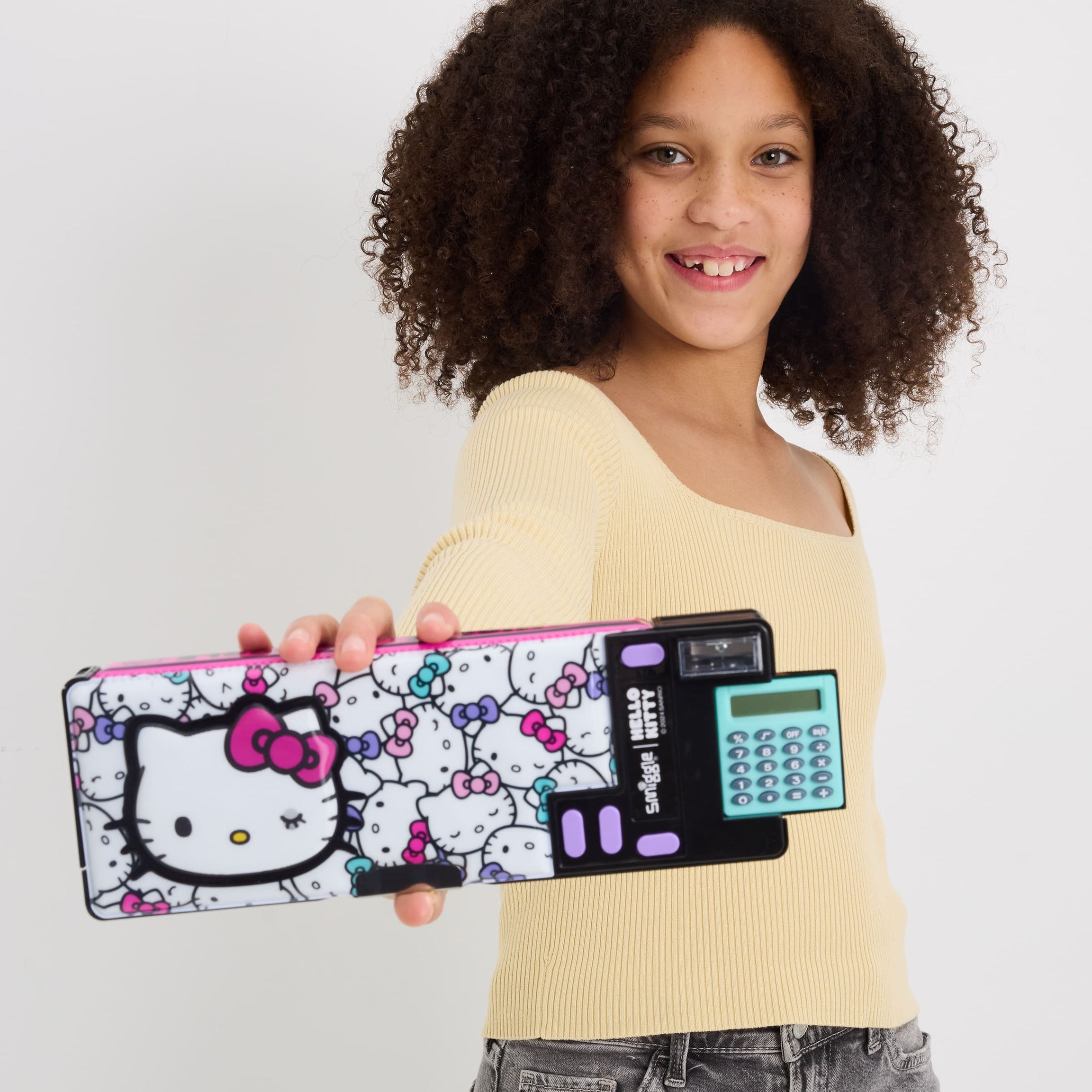 Smiggle - Hello Kitty Hesap Makineli Otomatik Kalem Kutusu