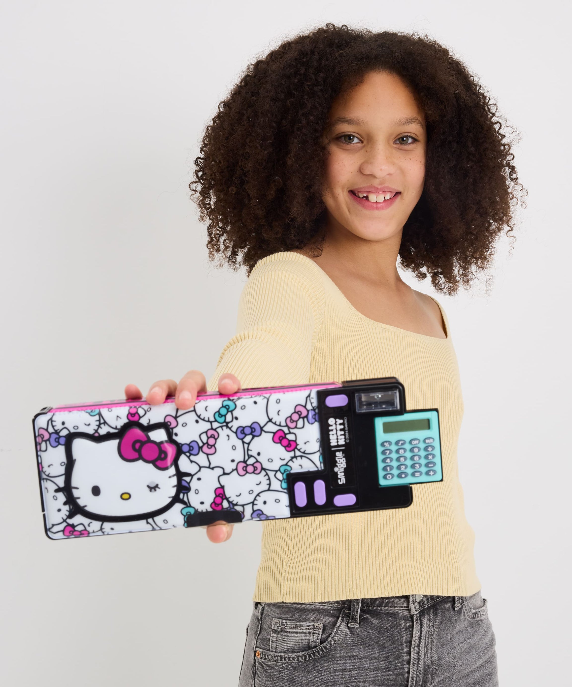 Smiggle - Hello Kitty Taschenrechner Automatischer Stiftehalter