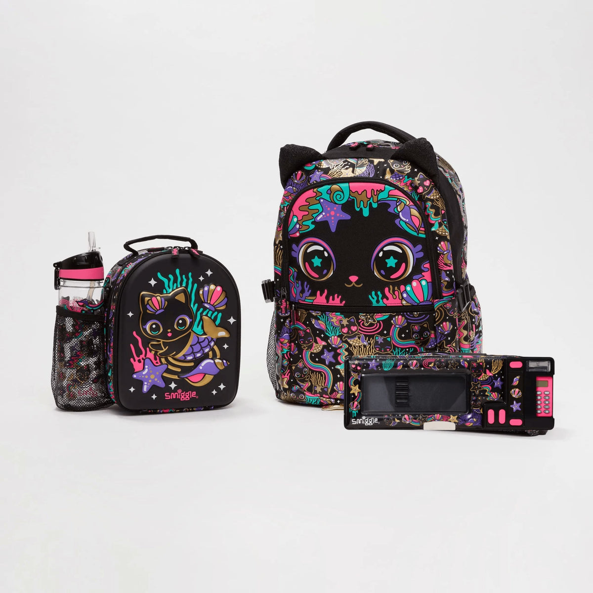 Smiggle - Hey There 4-teiliges Schulranzen-Set