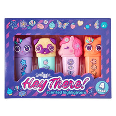 Smiggle - Hey There Textmarker 4er-Pack