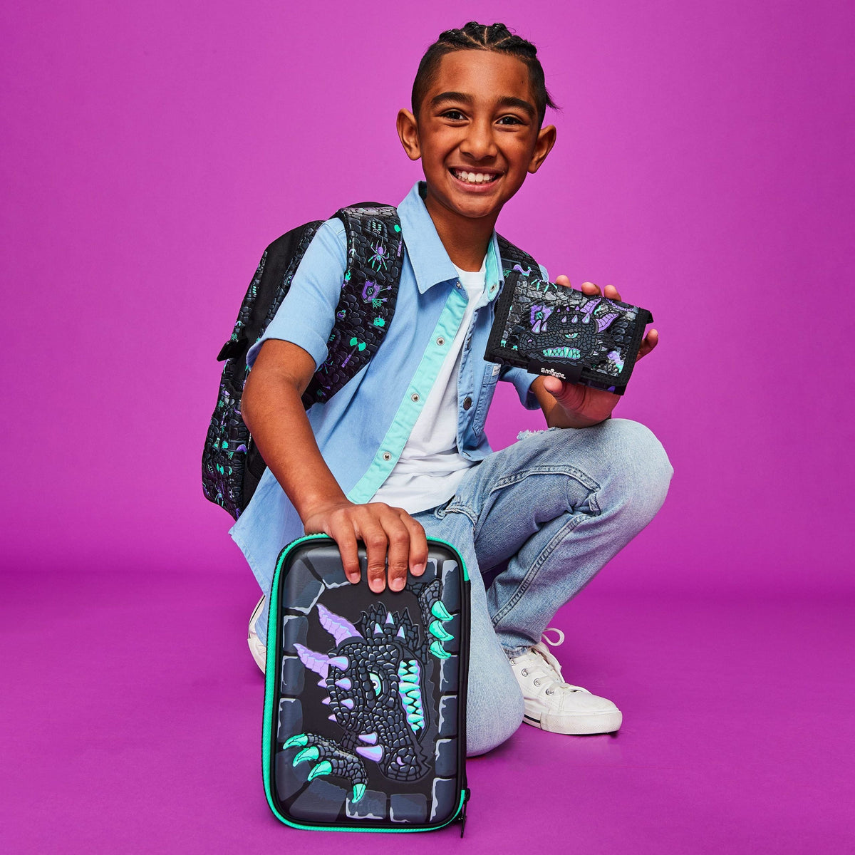 Smiggle – Hey There Hardtop-Doppelfedermäppchen
