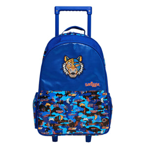 Smiggle – Hey There Schul- und Reisetasche mit beleuchteten Rollstühlen