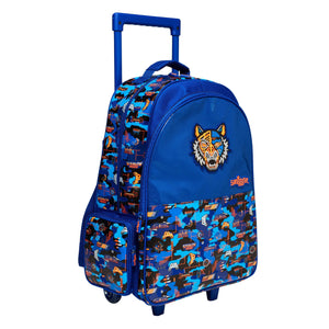 Smiggle – Hey There Schul- und Reisetasche mit beleuchteten Rollstühlen