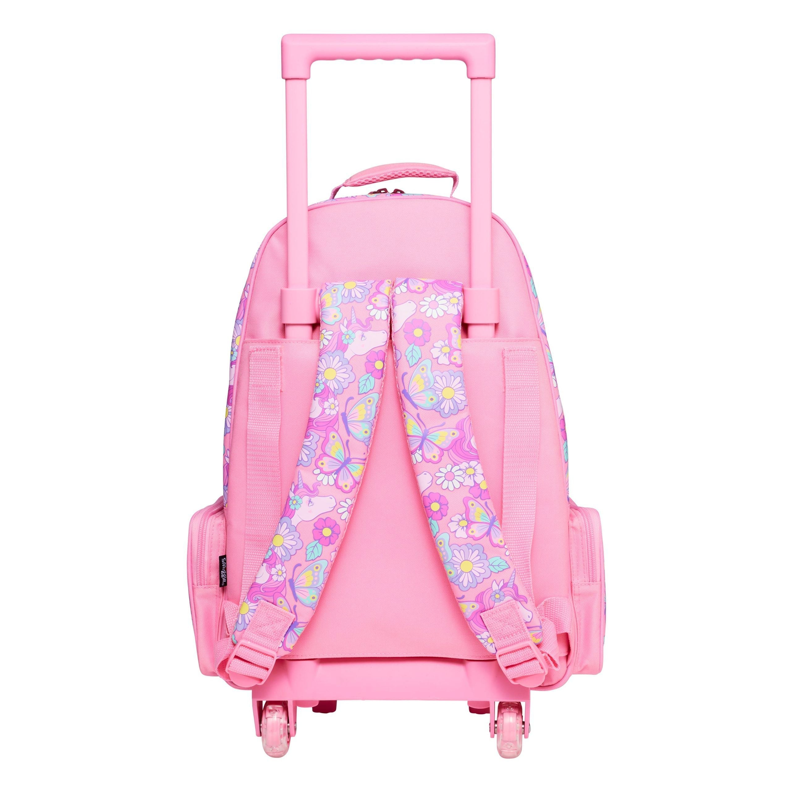 Smiggle – Hey There Schul- und Reisetasche mit beleuchteten Rollstühlen