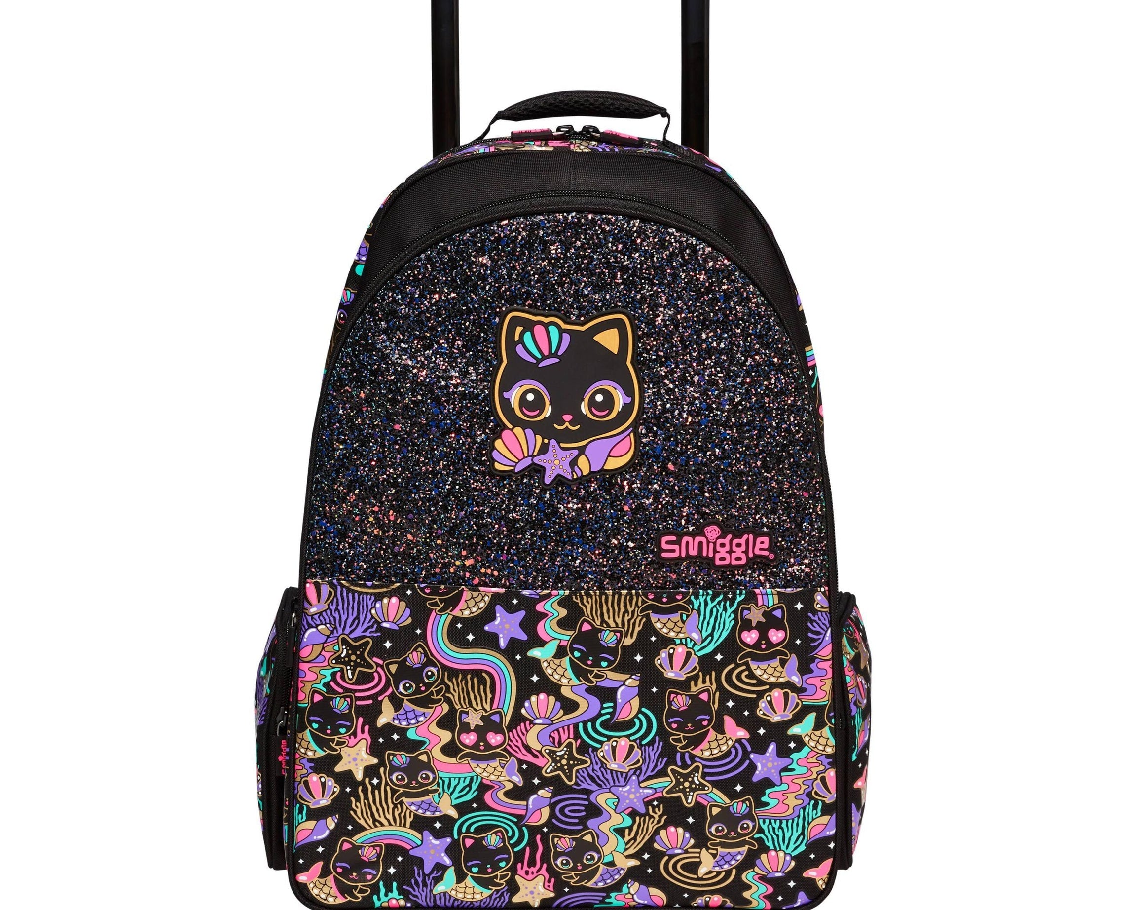 Smiggle - Hey There Leuchtender Rollkoffer Schul- und Reisetasche