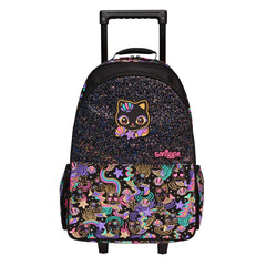 Smiggle – Hey There Schul- und Reisetasche mit beleuchteten Rollstühlen
