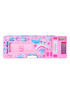 Smiggle - Hi There Sea World Pop Out Automatisches Federmäppchen mit Taschenrechner