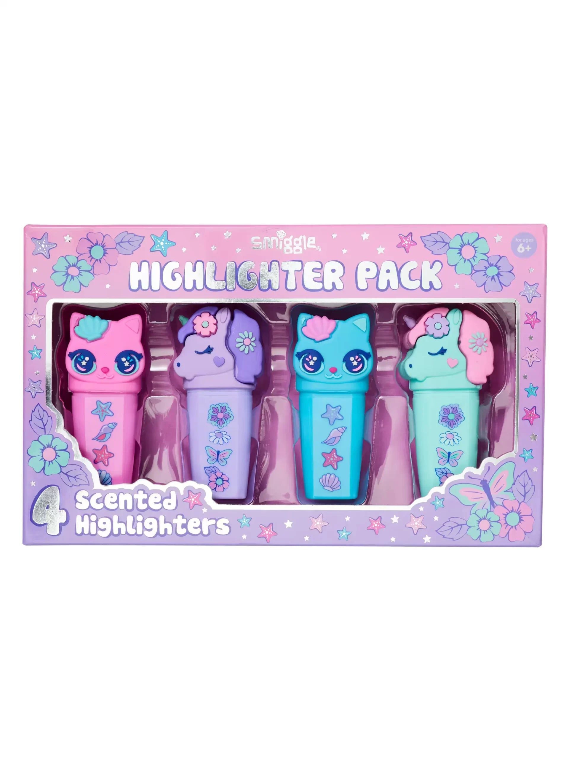 Smiggle – Hi There Highlighter Pack X4