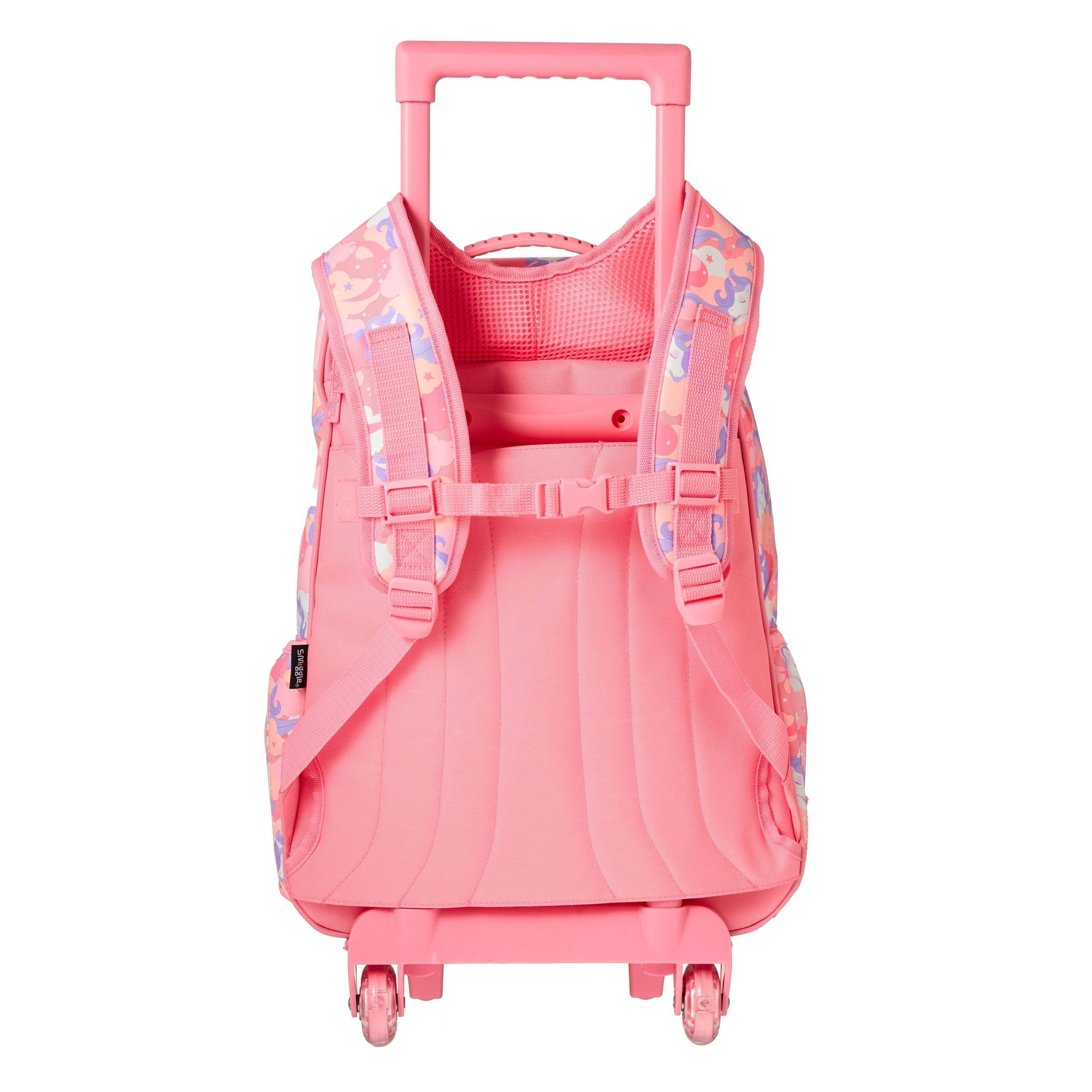 Smiggle – Hide Access Pink Squeegee Rucksack mit Lichtern und Rädern