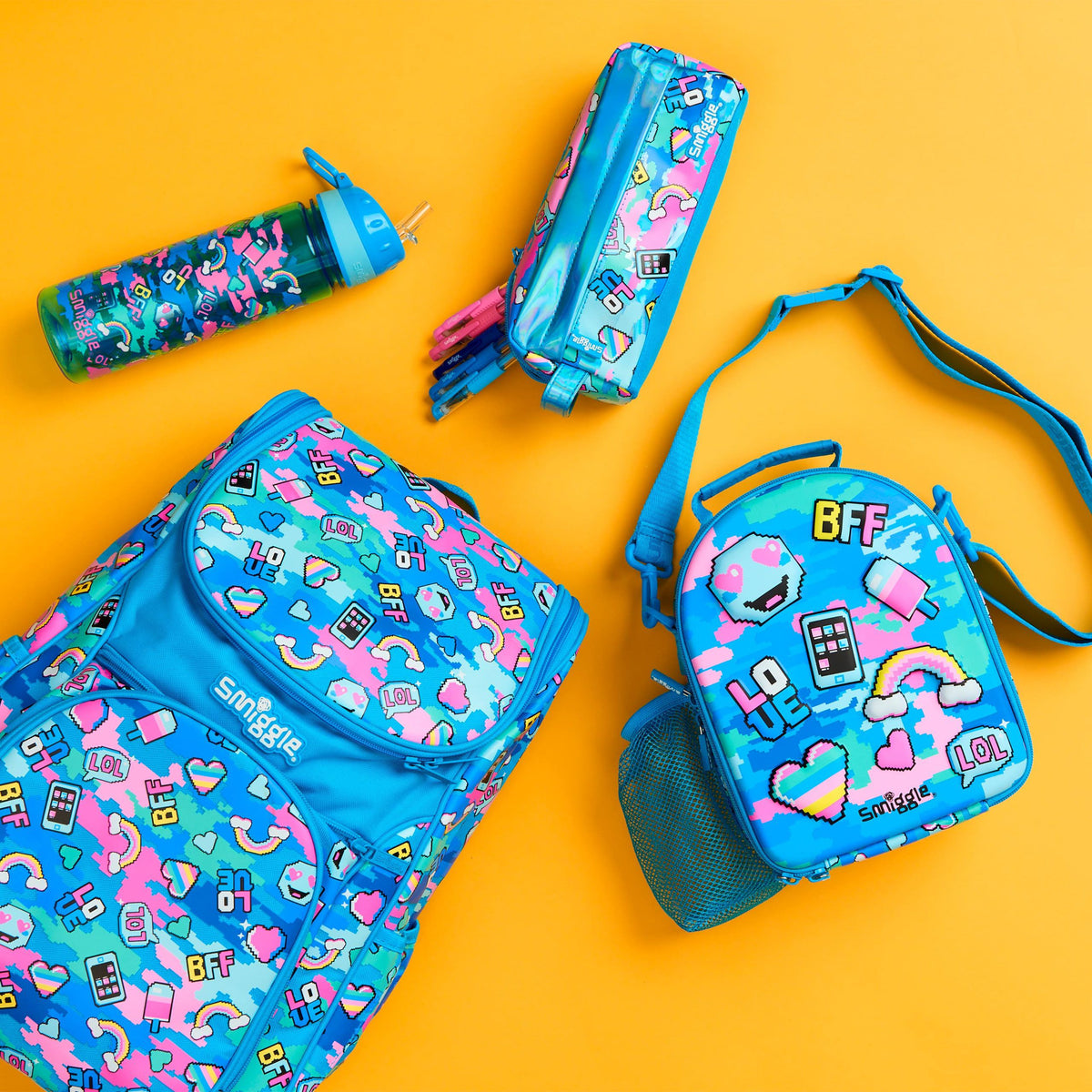 Smiggle – Hide Access Blauer Rucksack