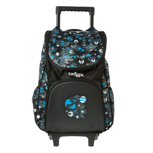 Smiggle - Hide beleuchtete, rollende Schul- und Reisetasche mit Rollen