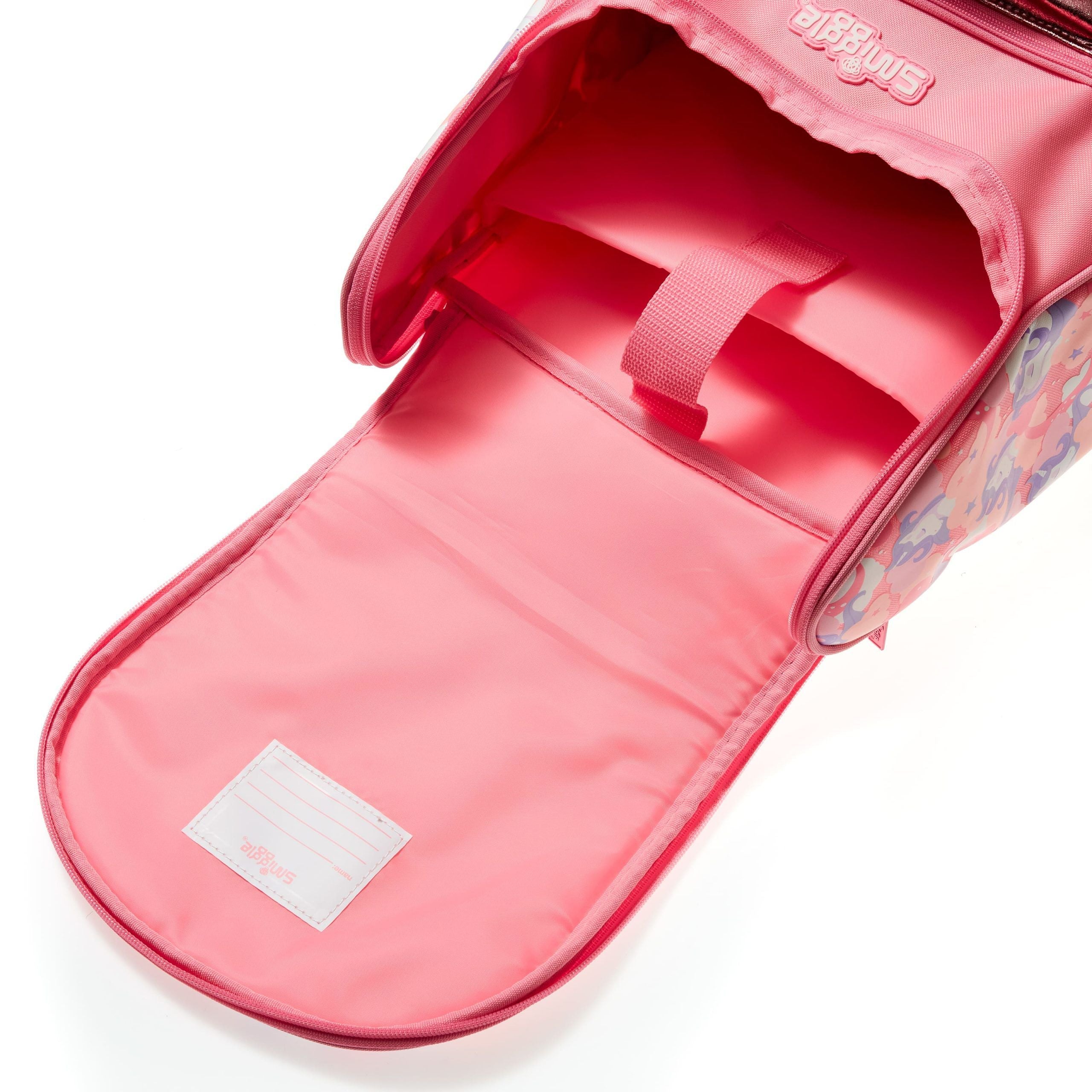 Smiggle - Hide beleuchtete, rollende Schul- und Reisetasche mit Rollen