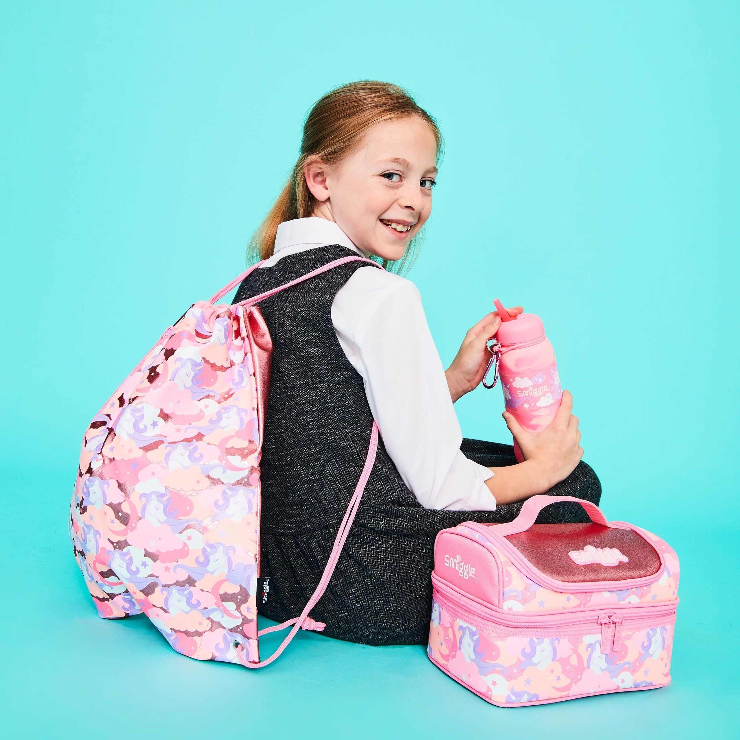 Smiggle - Hide Pink Kordelzugbeutel