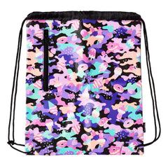 Smiggle - Hide Schwarz-Lila Kordelzugbeutel