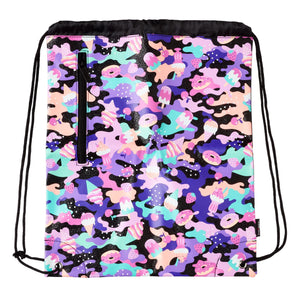 Smiggle - Hide Schwarz-Lila Kordelzugbeutel