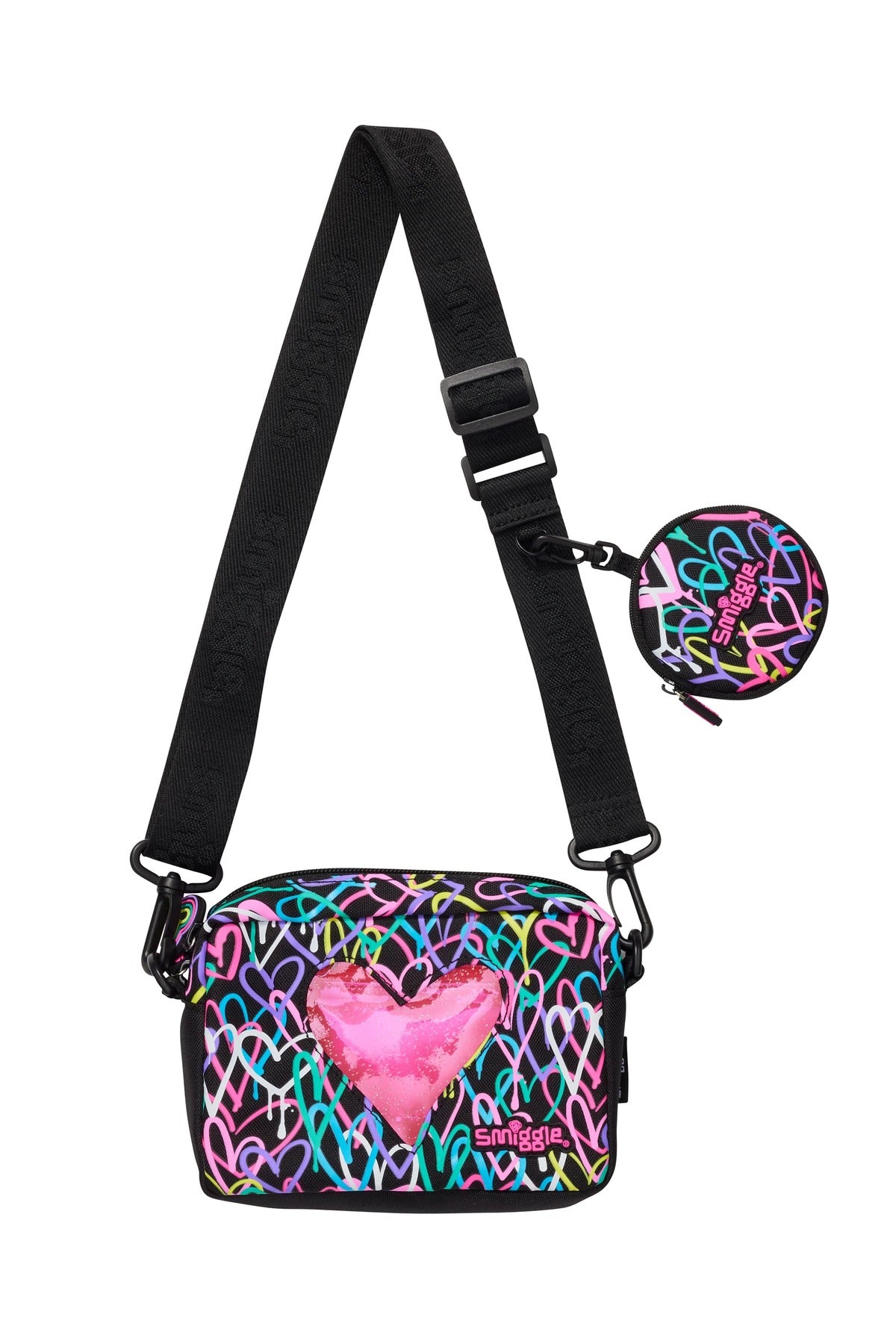 SMIGGLE - Umhängetasche und Geldbeutel „I Heart“