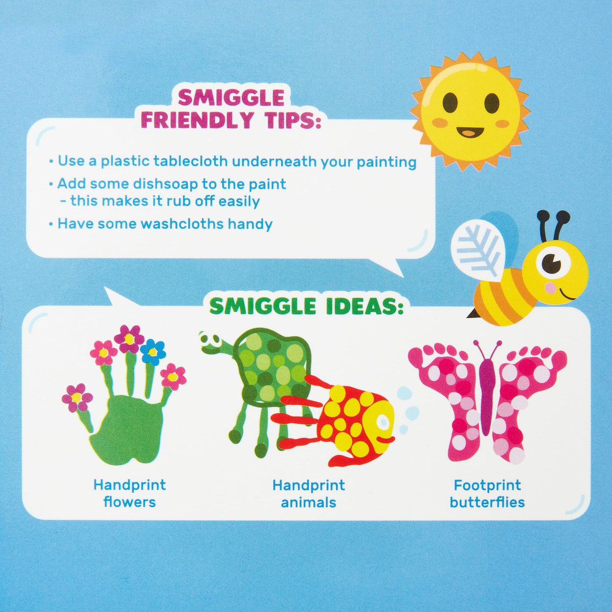 Smiggle – Meine ersten Smiggle-Fingerfarben für den Kindergarten