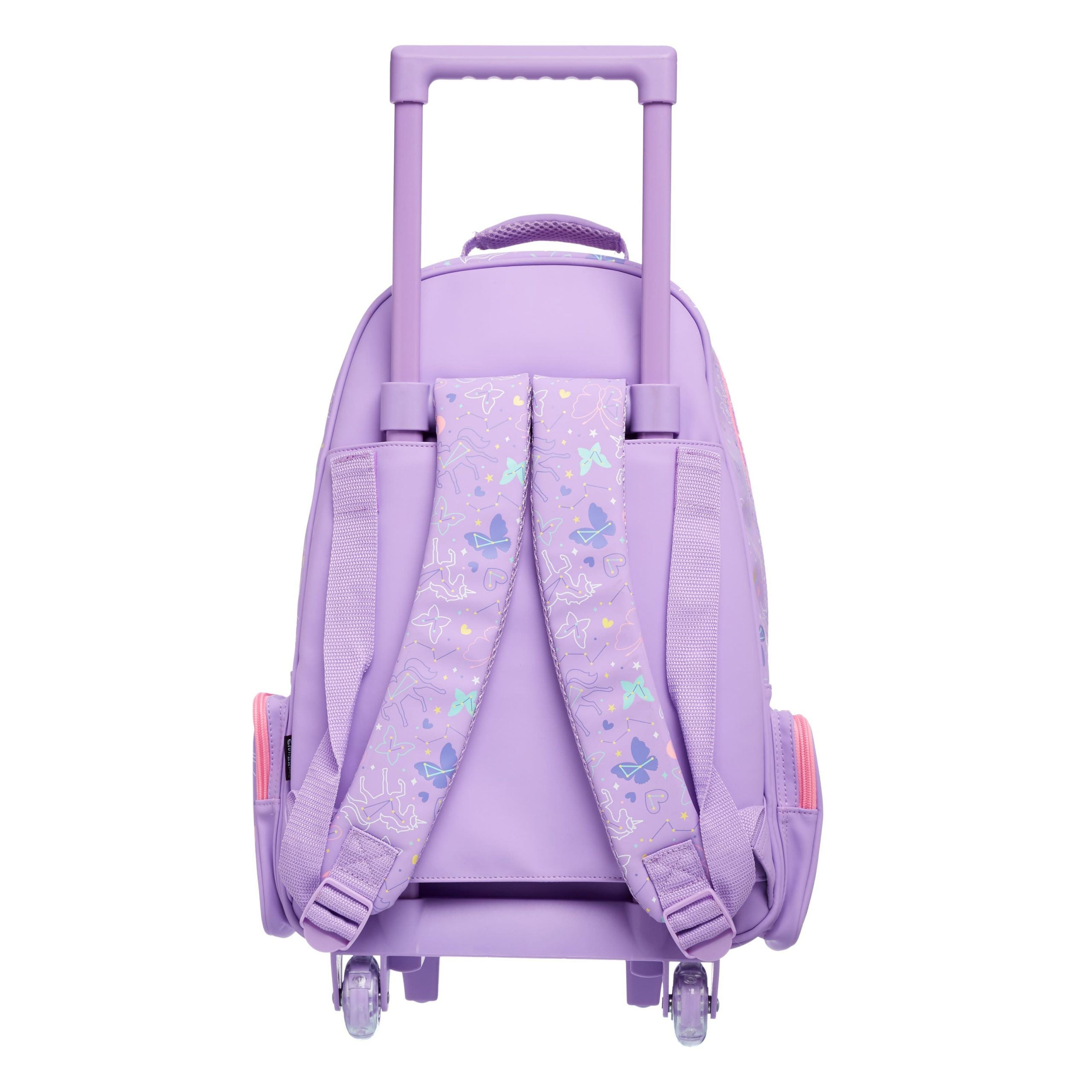 Smiggle – Sky Trolley-Rucksack mit beleuchteten Rädern