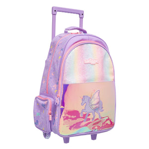 Smiggle – Sky Trolley-Rucksack mit beleuchteten Rädern