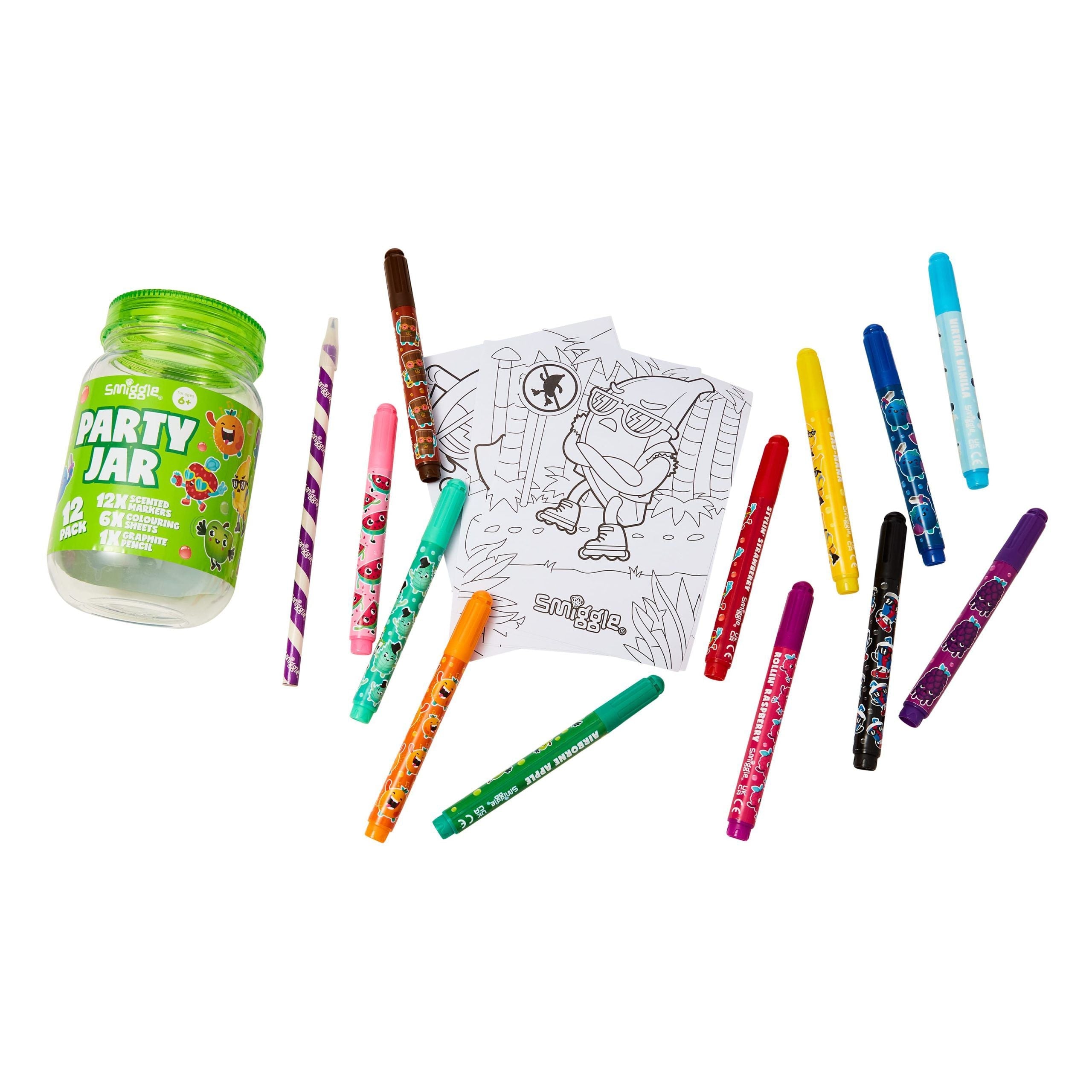 Smiggle – Buntes Kunstglas für Junior-Partys