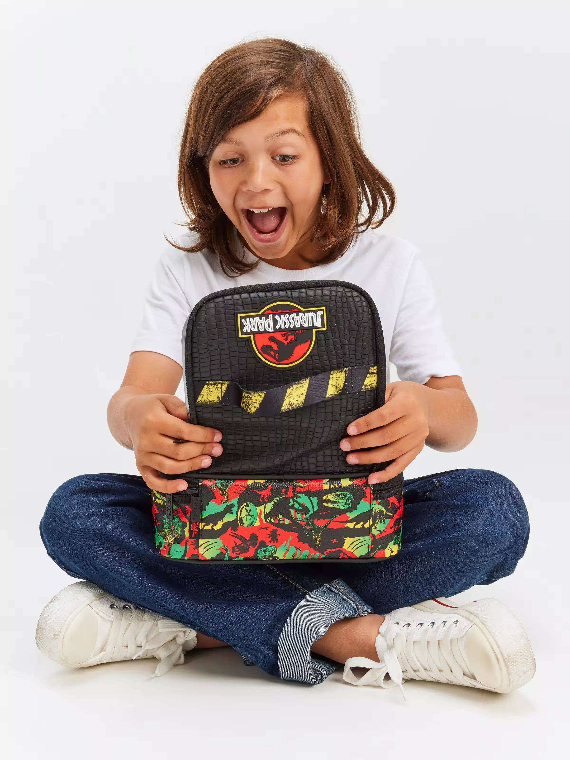 Smiggle - Jurassic Park Doppeldecker-Lunchbox