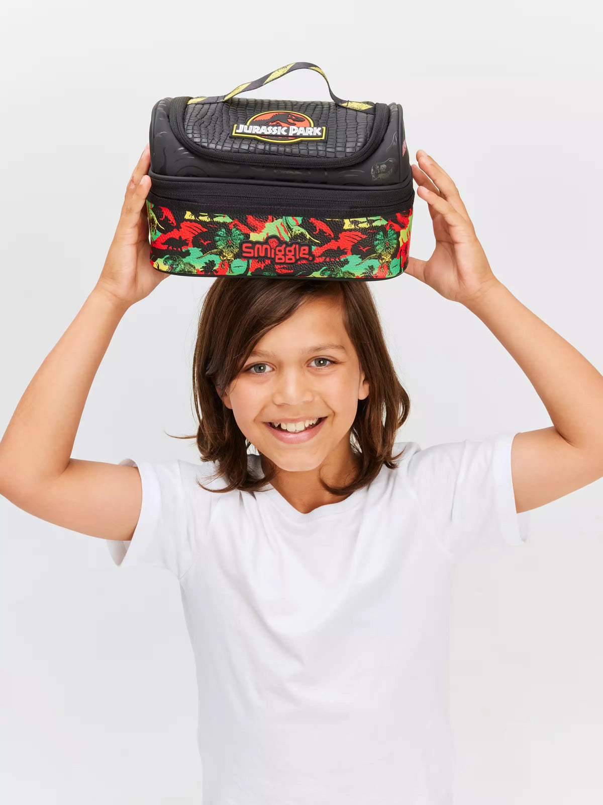 Smiggle - Jurassic Park Doppeldecker-Lunchbox