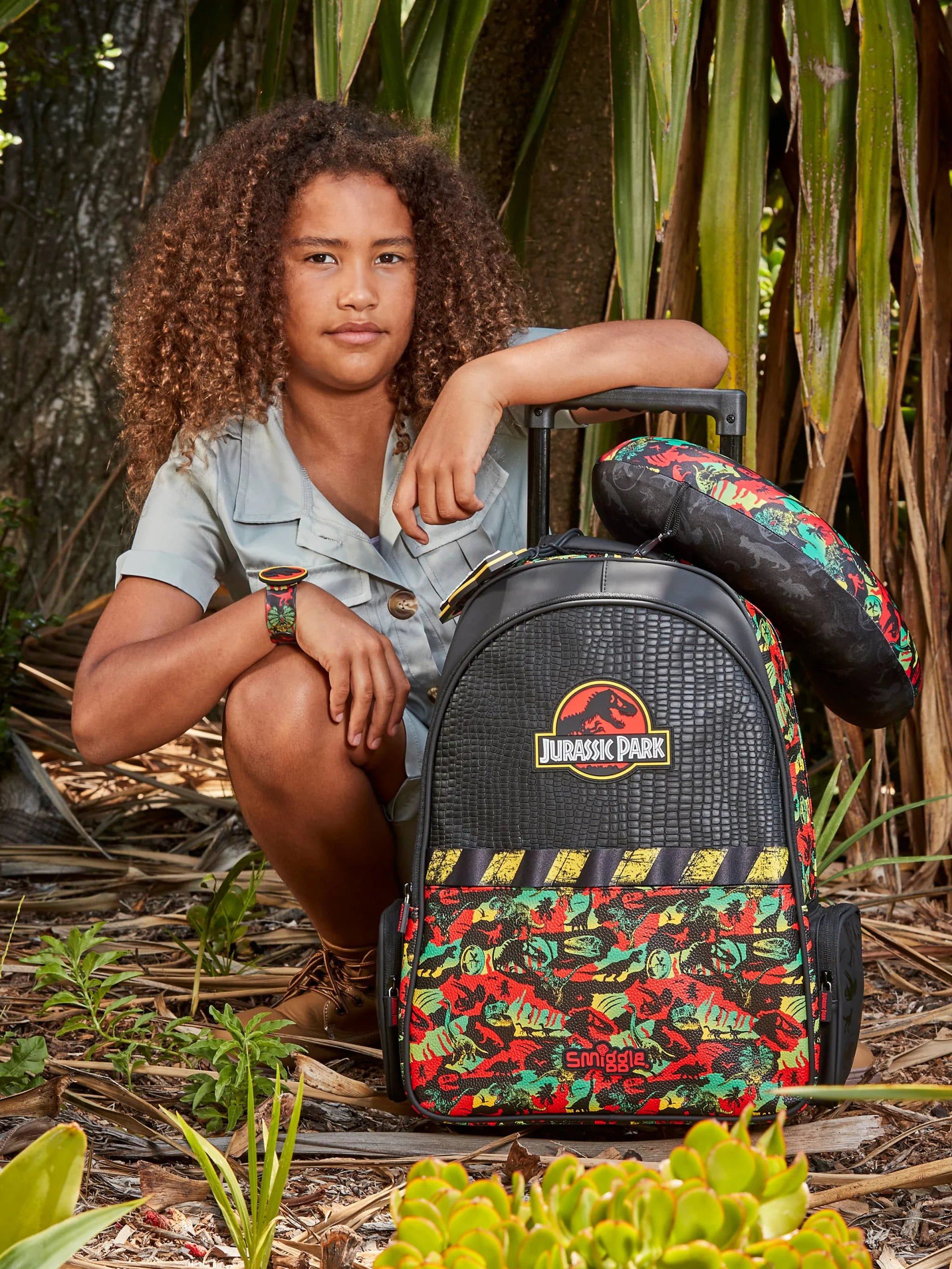 Smiggle – Jurassic Park beleuchteter Rollstuhlrucksack