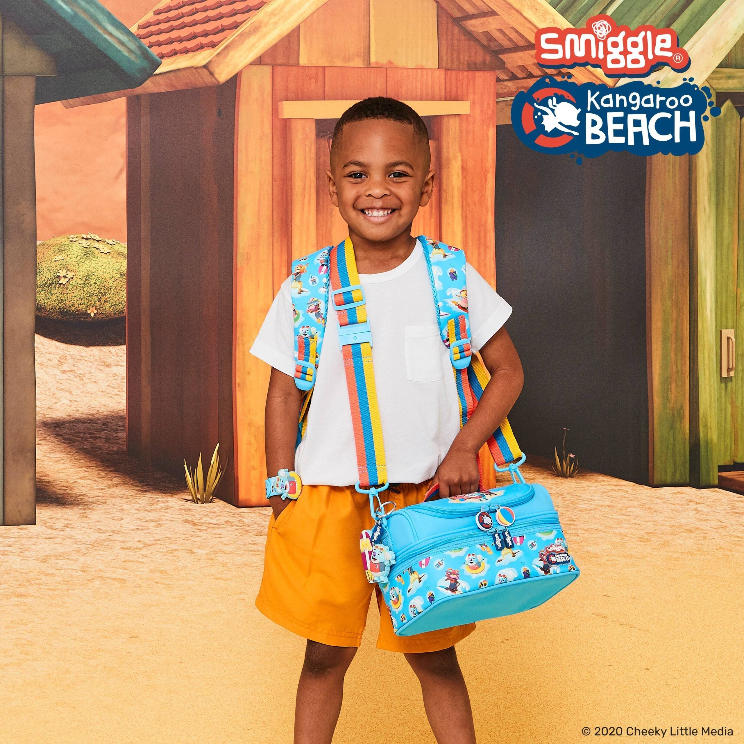 Smiggle – Kangaroo Beach Doppeldecker-Lunchbox