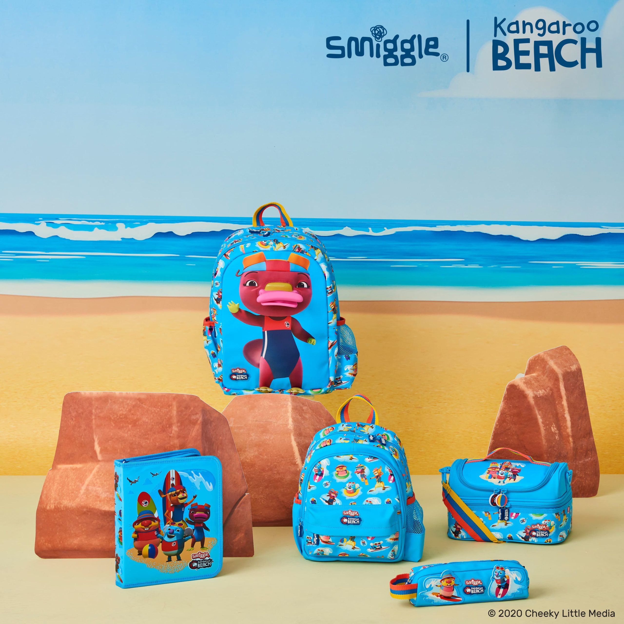 Smiggle – Kangaroo Beach Doppeldecker-Lunchbox