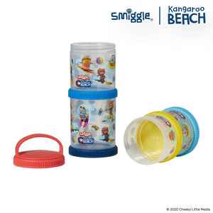 Smiggle - Känguru-Küste 4 Mini-Snackboxen