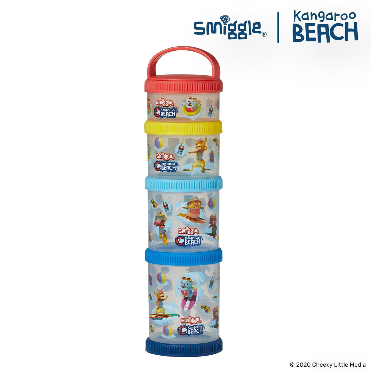 Smiggle - Känguru-Küste 4 Mini-Snackboxen