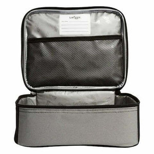 Smiggle – Dinossi-Lunchbox im speziellen Design, montierbar an einer quadratischen Tasche