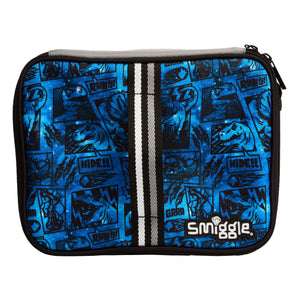 Smiggle – Dinossi-Lunchbox im speziellen Design, montierbar an einer quadratischen Tasche