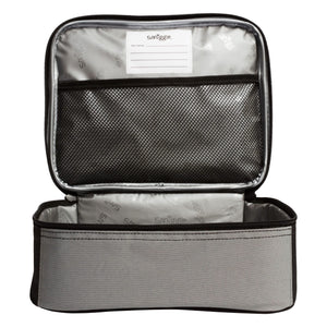 Smiggle – Dinossi-Lunchbox im speziellen Design, montierbar an einer quadratischen Tasche