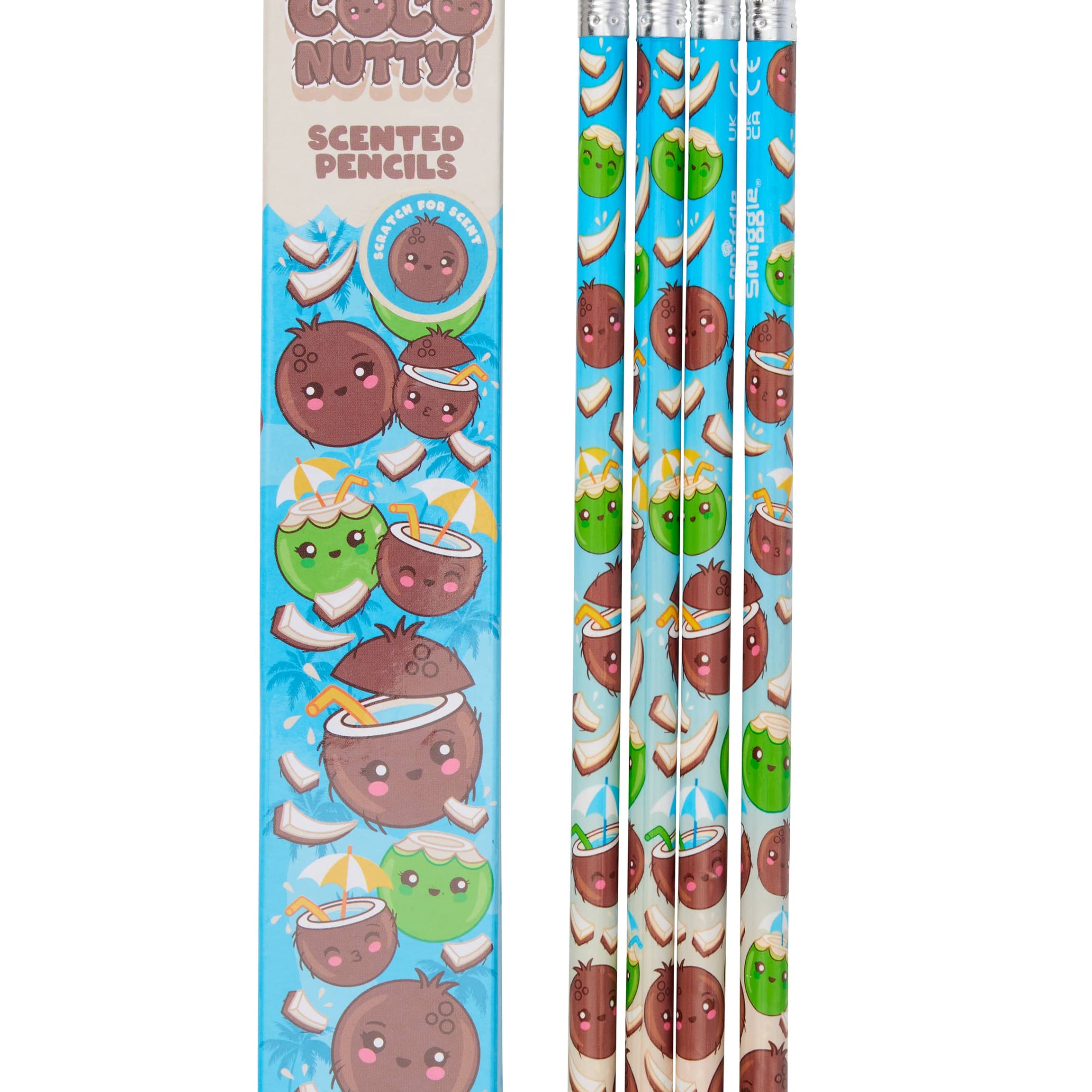 Smiggle - Kokulu 4lü Kurşun Kalem Seti