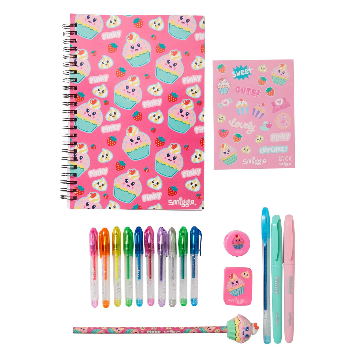 Smiggle – Duftendes A5-Notizbuch und Briefpapier-Set