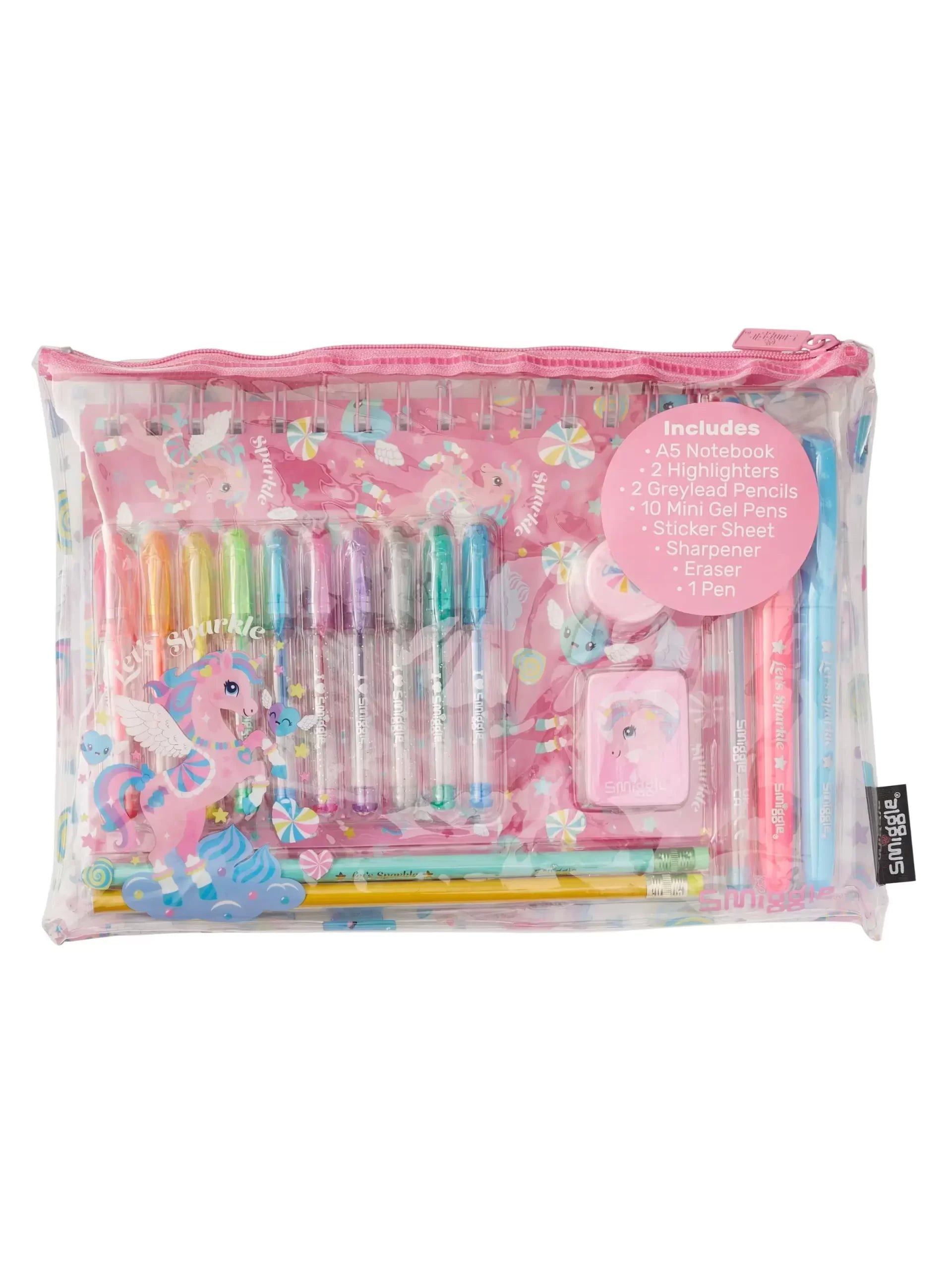 Smiggle – Duftendes A5-Notizbuch und Briefpapier-Set