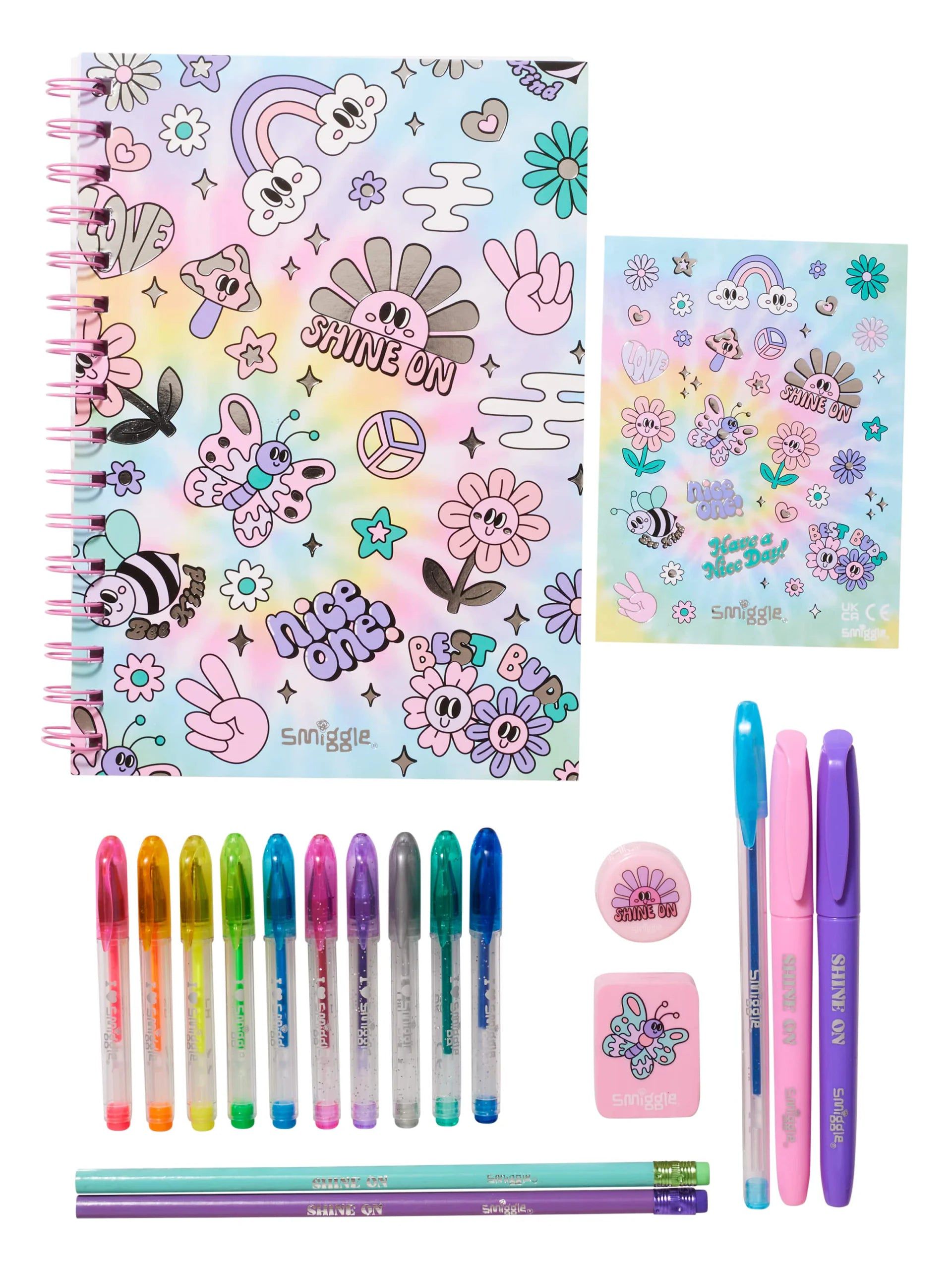 Smiggle – Duftendes A5-Notizbuch und Briefpapier-Set
