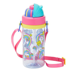 Smiggle - La La Teeny Tiny 400 ML BPA-freie Trinkflasche mit verstecktem Strohhalm
