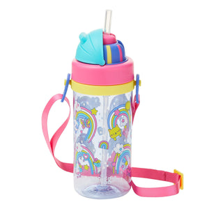 Smiggle - La La Teeny Tiny 400 ML BPA-freie Trinkflasche mit verstecktem Strohhalm