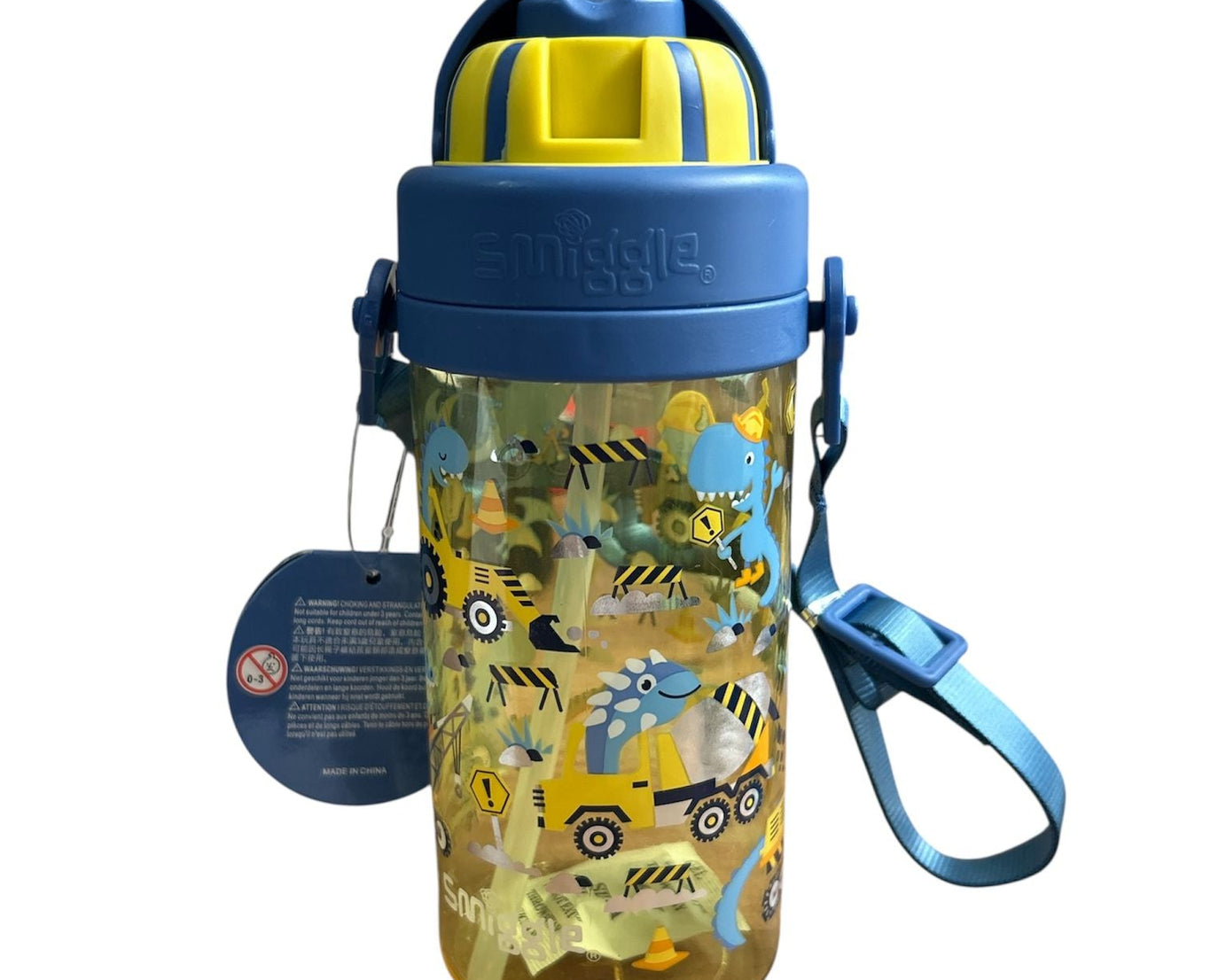 Smiggle - La La Teeny Tiny 400 ML BPA-freie Trinkflasche mit verstecktem Strohhalm