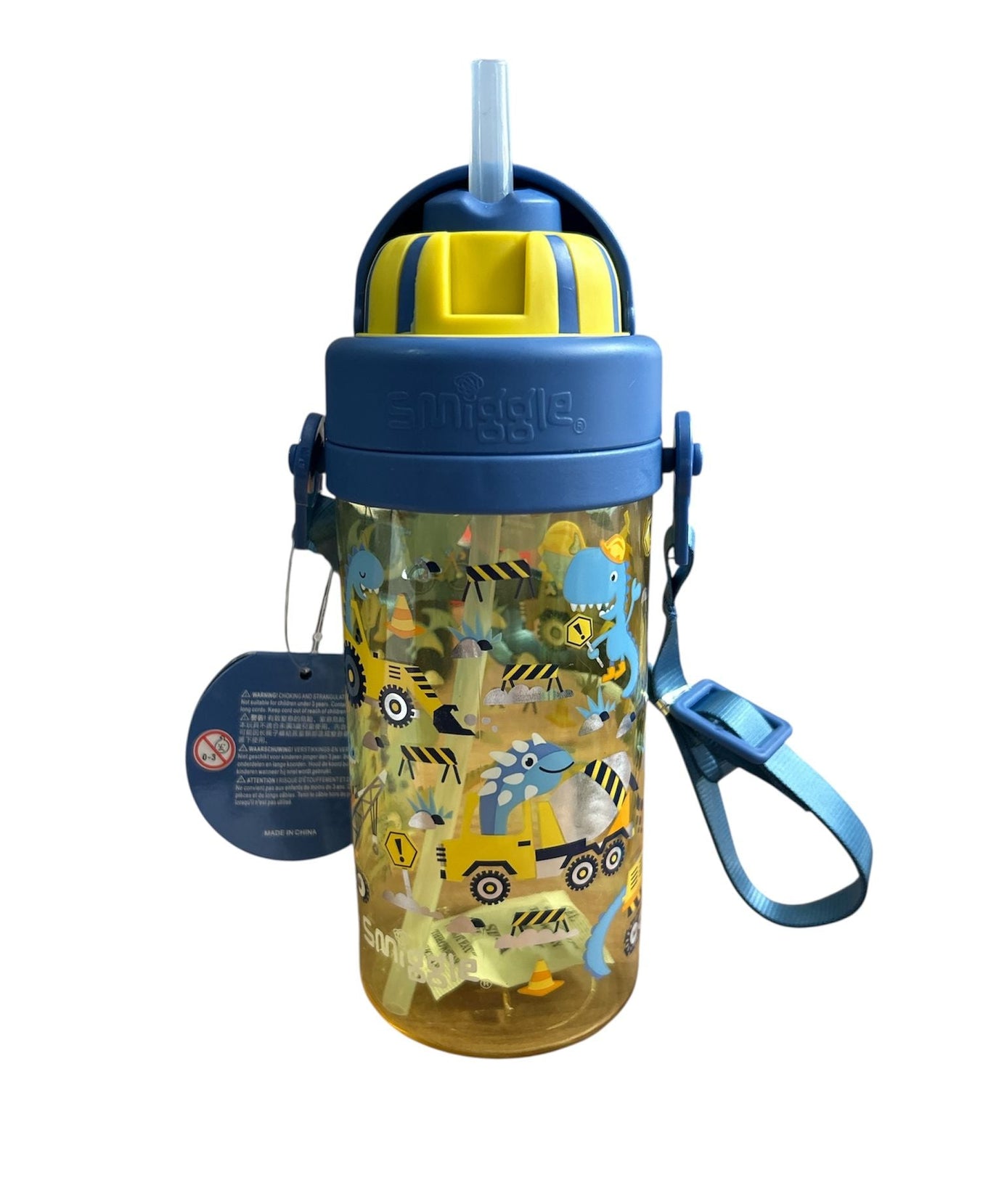 Smiggle - La La Teeny Tiny 400 ML BPA-freie Trinkflasche mit verstecktem Strohhalm