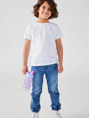 Smiggle - Let's Play 440 ML BPA-freie Trinkflasche mit Strohhalm